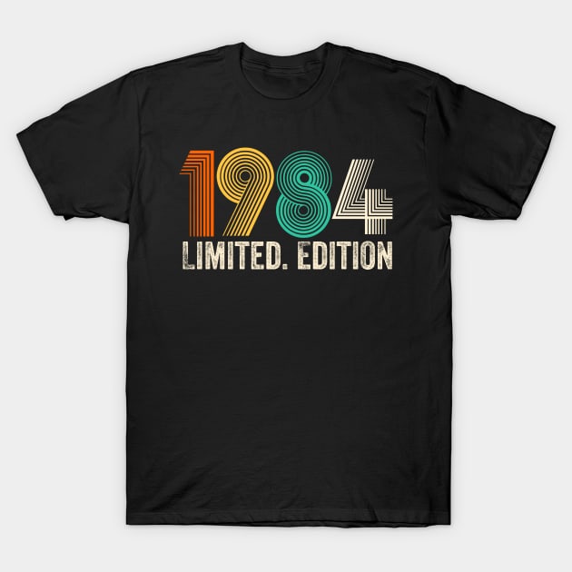 Retro1984 Birthday for women or men 1984 Retro T-Shirt by PrettyMerch